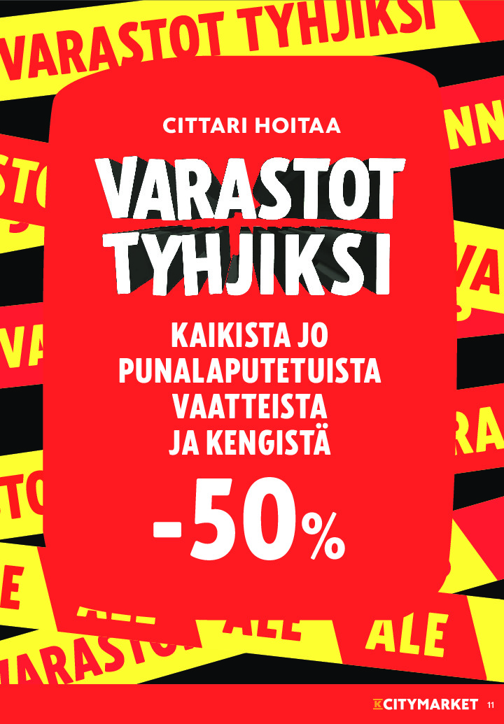 K-Citymarket Tarjouslehti sivu 11
