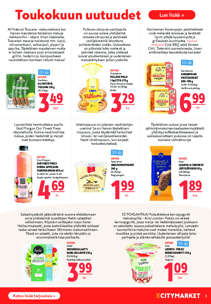 K-Citymarket Tarjouslehti sivu 3