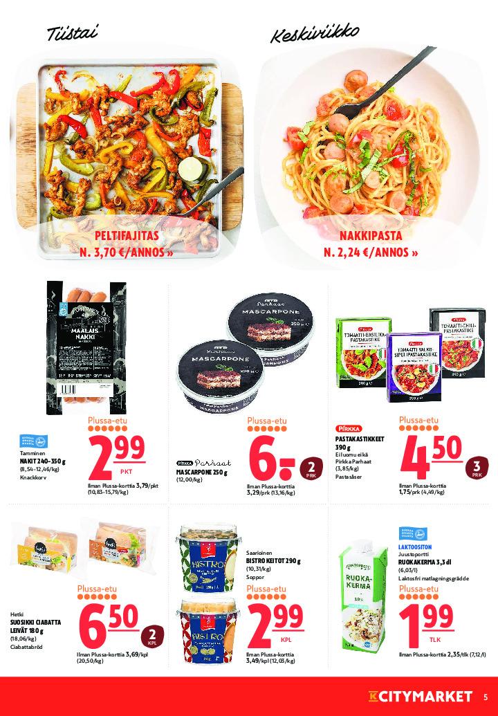 K-Citymarket Tarjouslehti sivu 5
