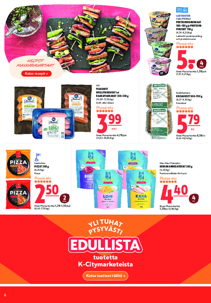 K-Citymarket Tarjouslehti sivu 6