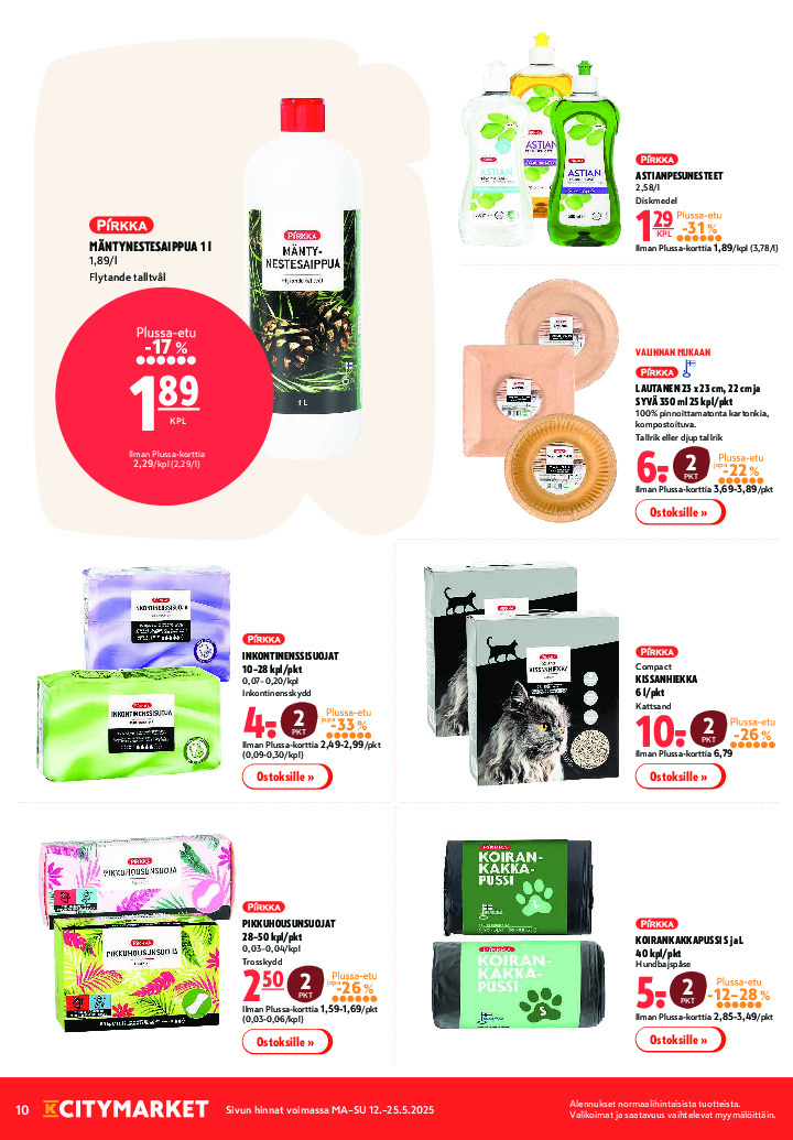 K-Citymarket Tarjouslehti sivu 10