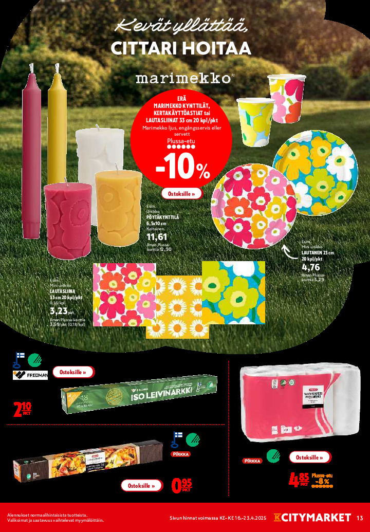 K-Citymarket Tarjouslehti sivu 13