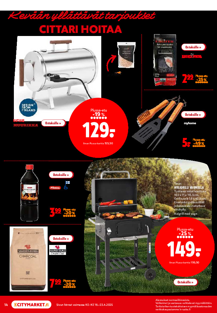 K-Citymarket Tarjouslehti sivu 14