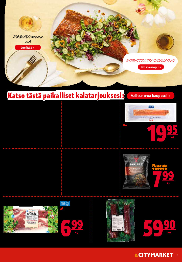 K-Citymarket Tarjouslehti sivu 5