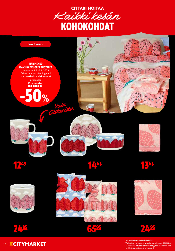 K-Citymarket Tarjouslehti sivu 14