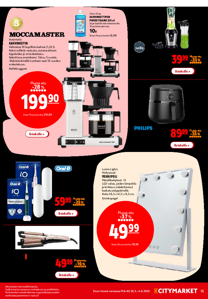 K-Citymarket Tarjouslehti sivu 15