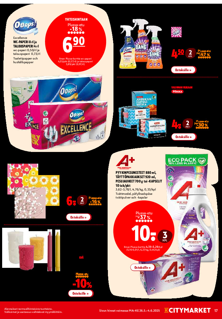 K-Citymarket Tarjouslehti sivu 17