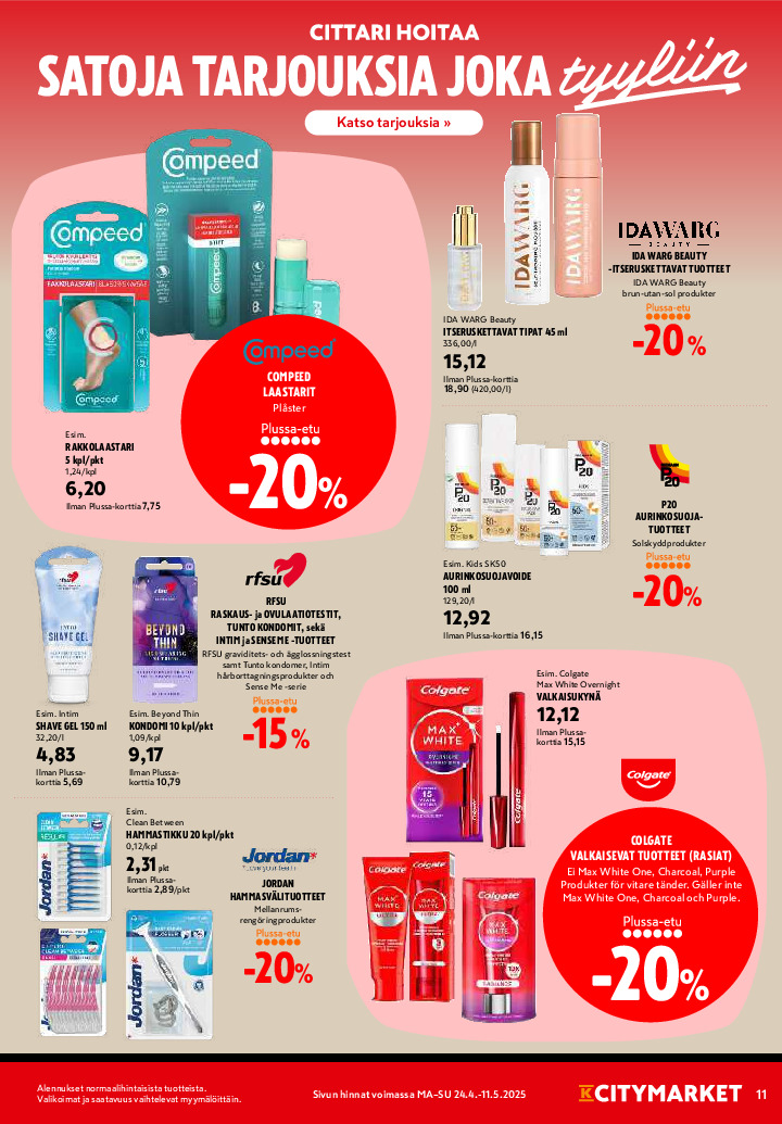 K-Citymarket Tarjouslehti sivu 11