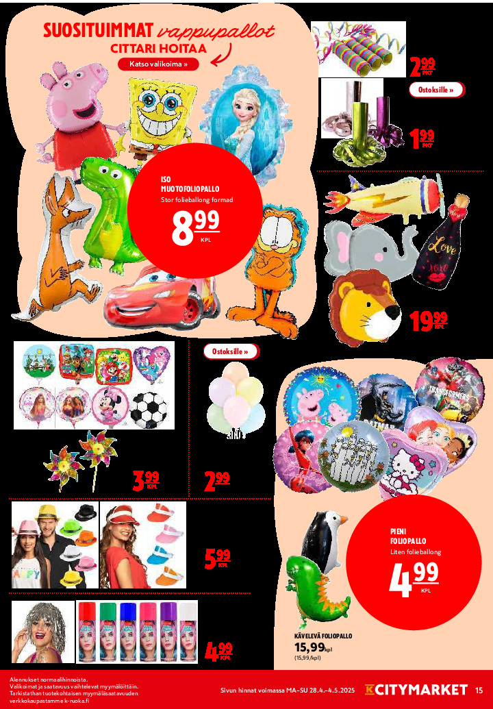 K-Citymarket Tarjouslehti sivu 15