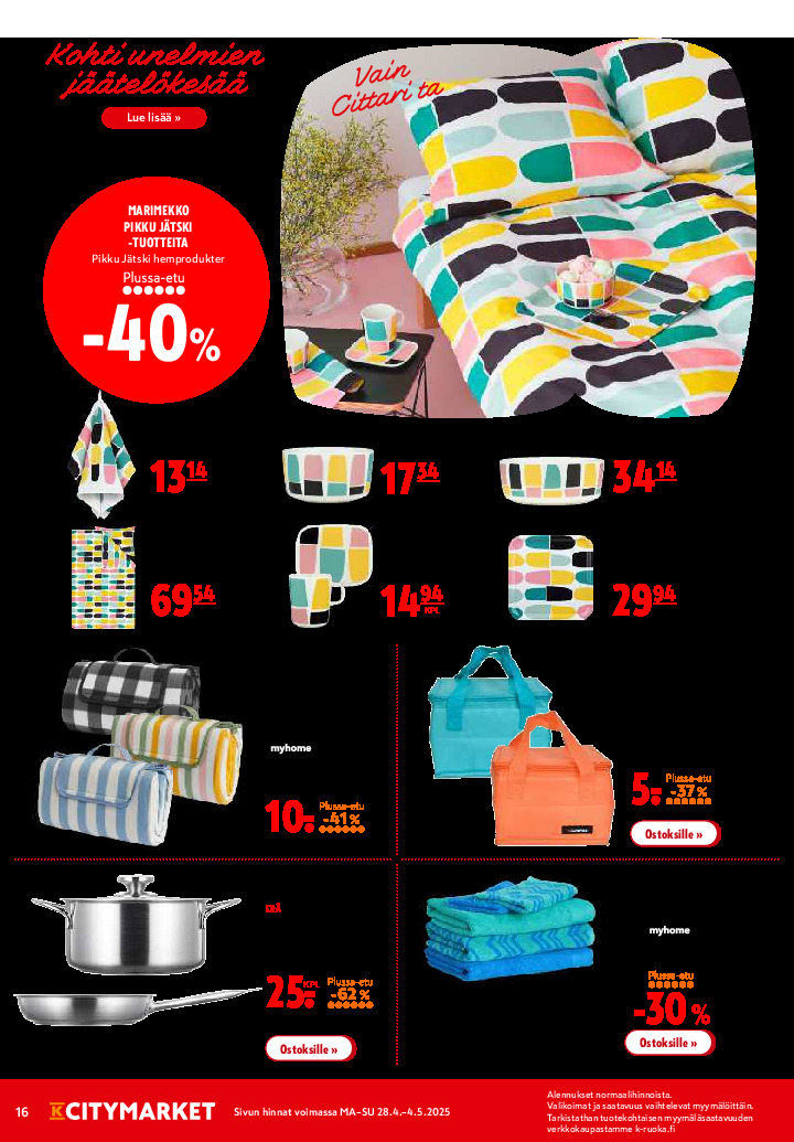 K-Citymarket Tarjouslehti sivu 16