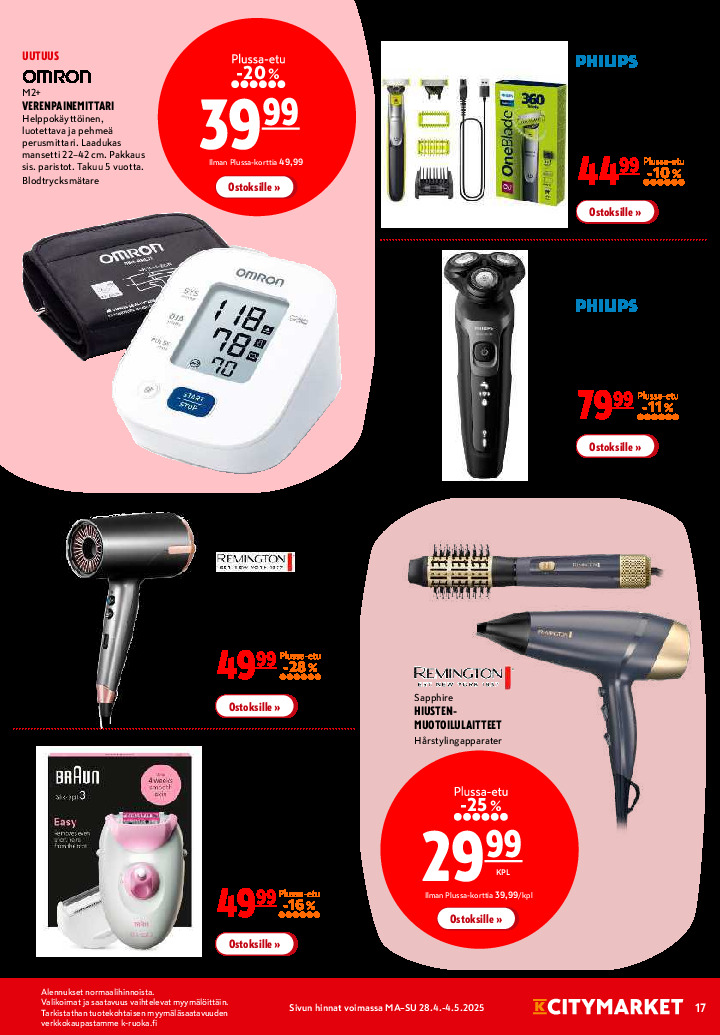 K-Citymarket Tarjouslehti sivu 17