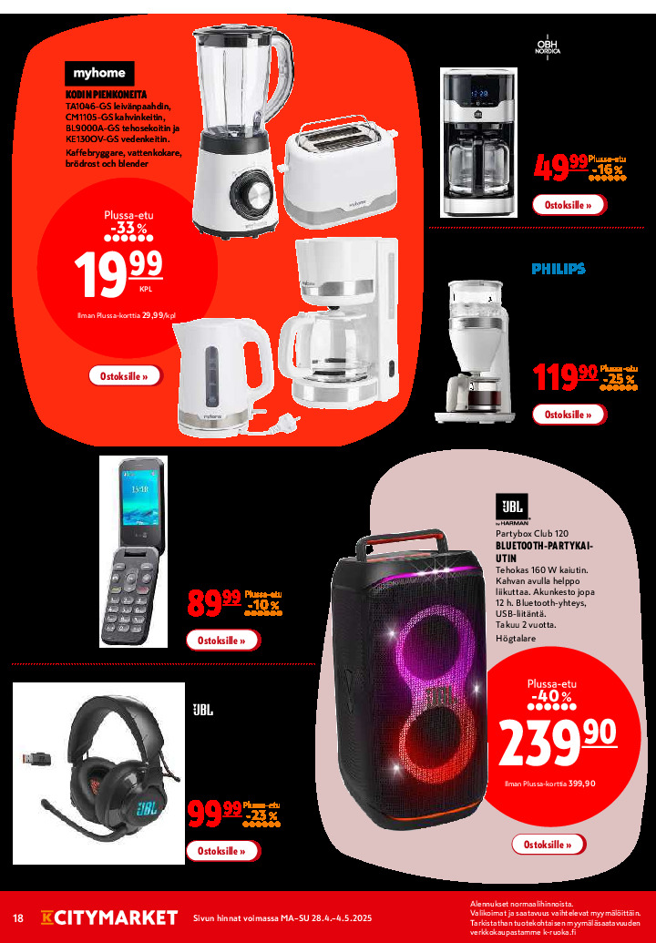 K-Citymarket Tarjouslehti sivu 18