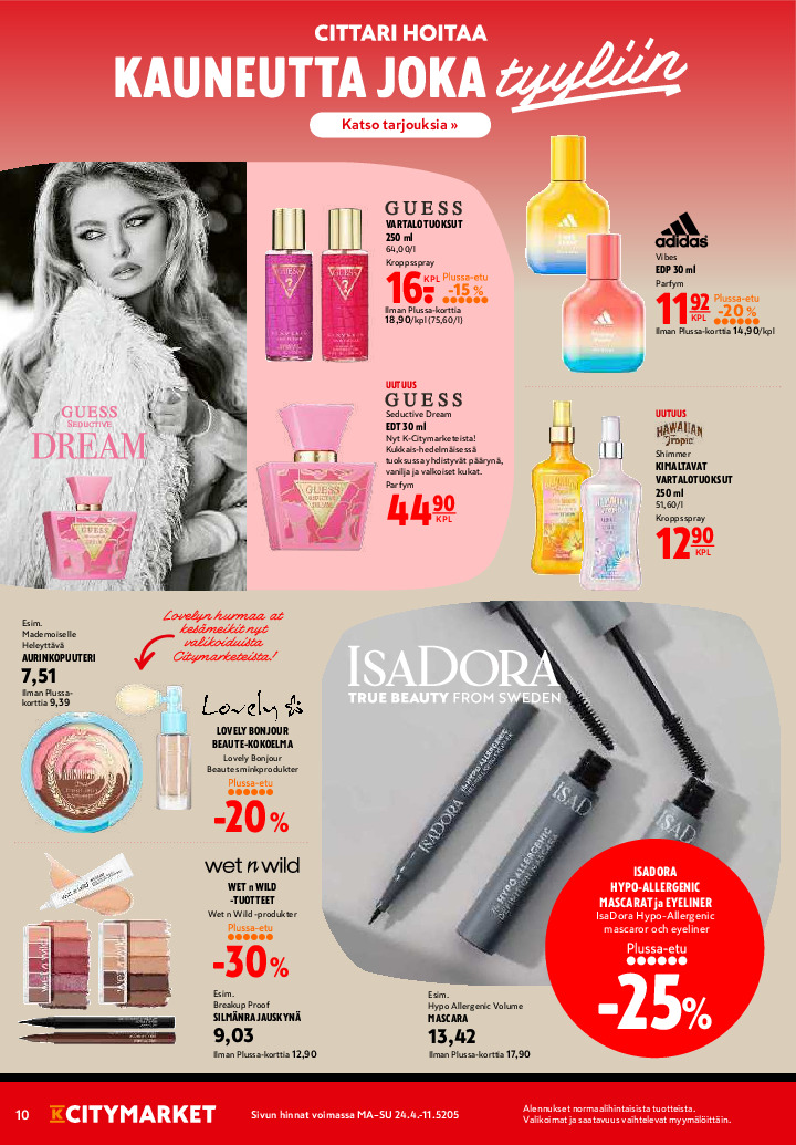 K-Citymarket Tarjouslehti sivu 10