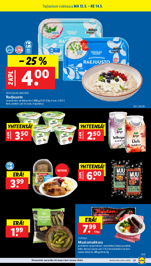 Lidl Viikkotarjoukset sivu 25