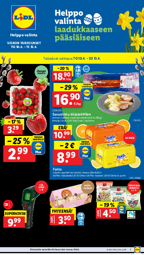 Lidl Viikkotarjoukset