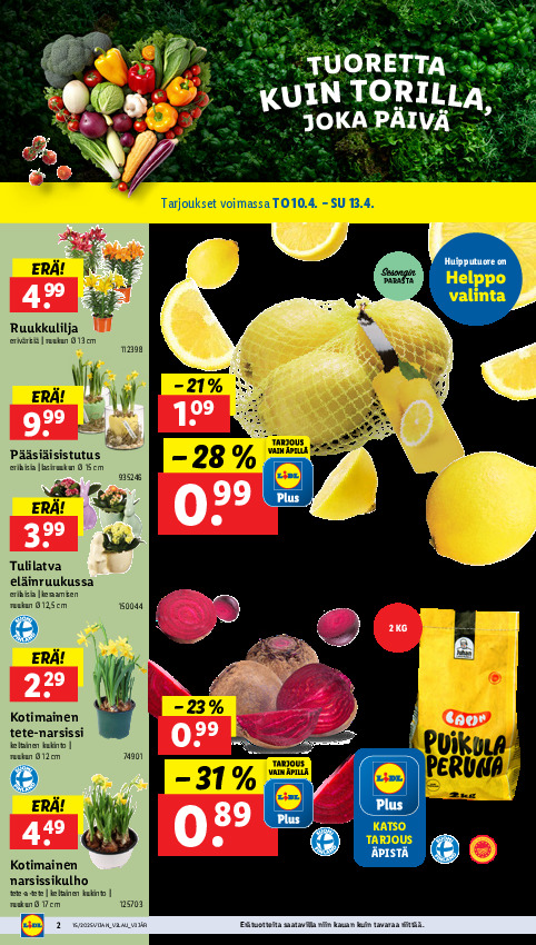 Lidl Viikkotarjoukset sivu 2