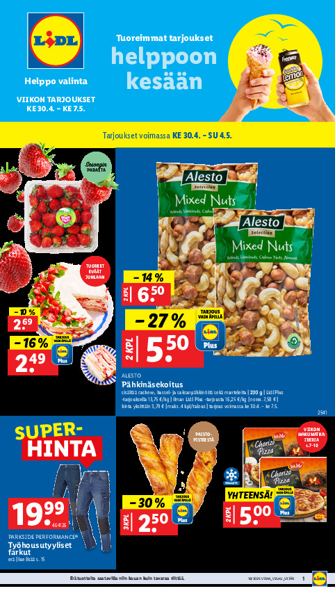 Lidl Viikkotarjoukset