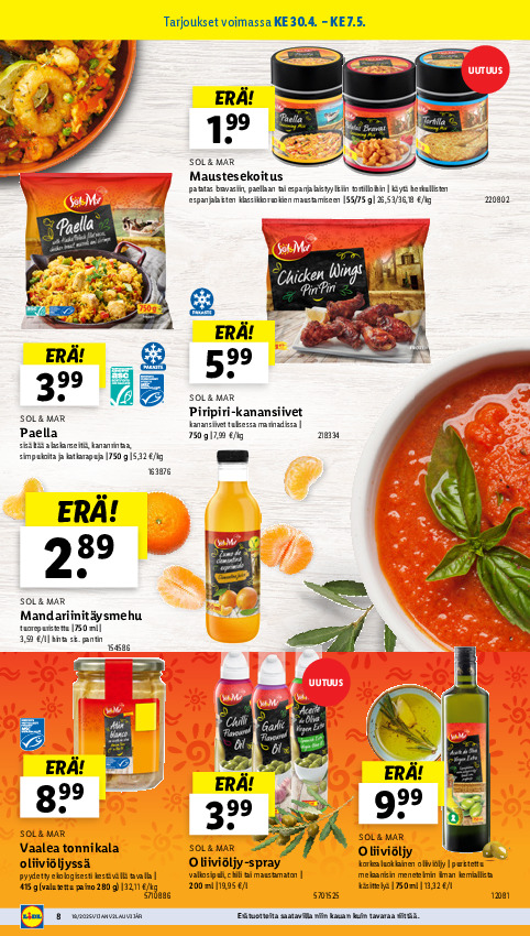 Lidl Viikkotarjoukset sivu 8