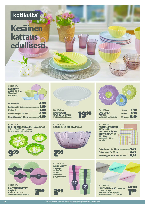 Tokmanni Kesäkuvasto sivu 34