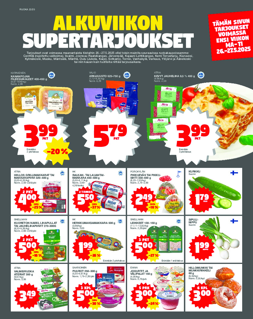 Tokmanni Ruokatarjoukset