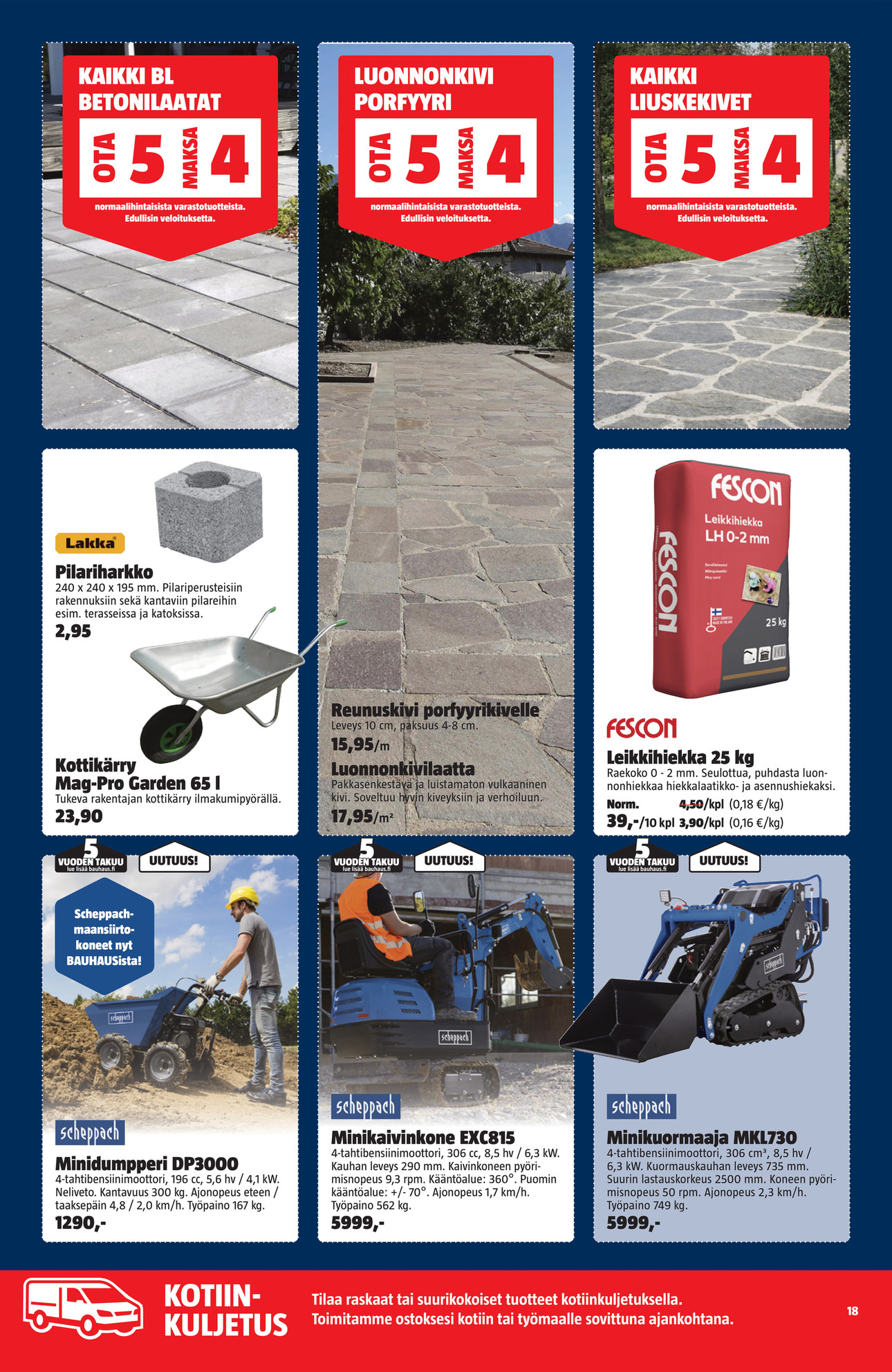 Bauhaus Bauhaus tarjouslehti 31.3.–30.4.2026 sivu 18