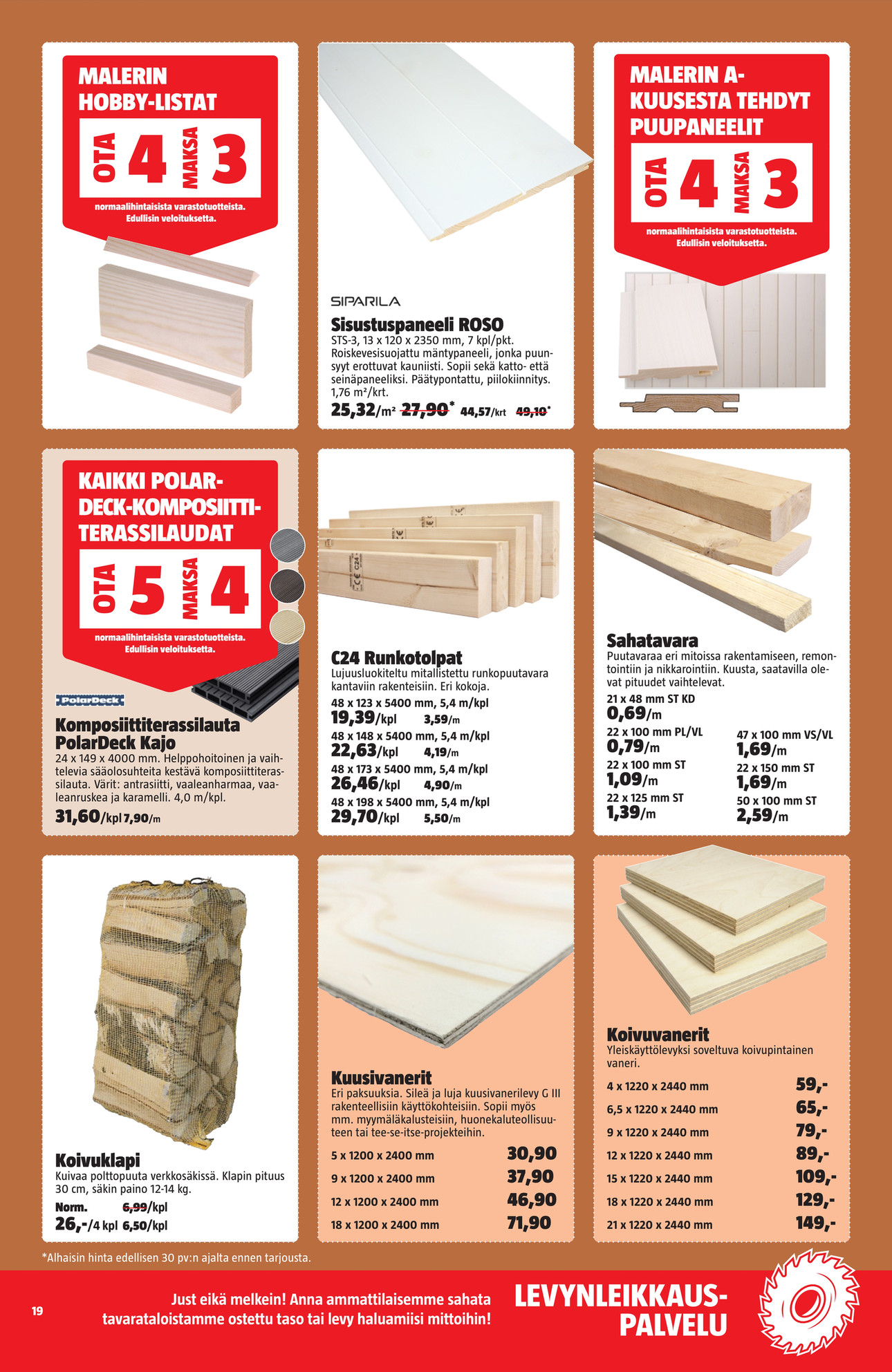 Bauhaus Bauhaus tarjouslehti 31.3.–30.4.2026 sivu 19