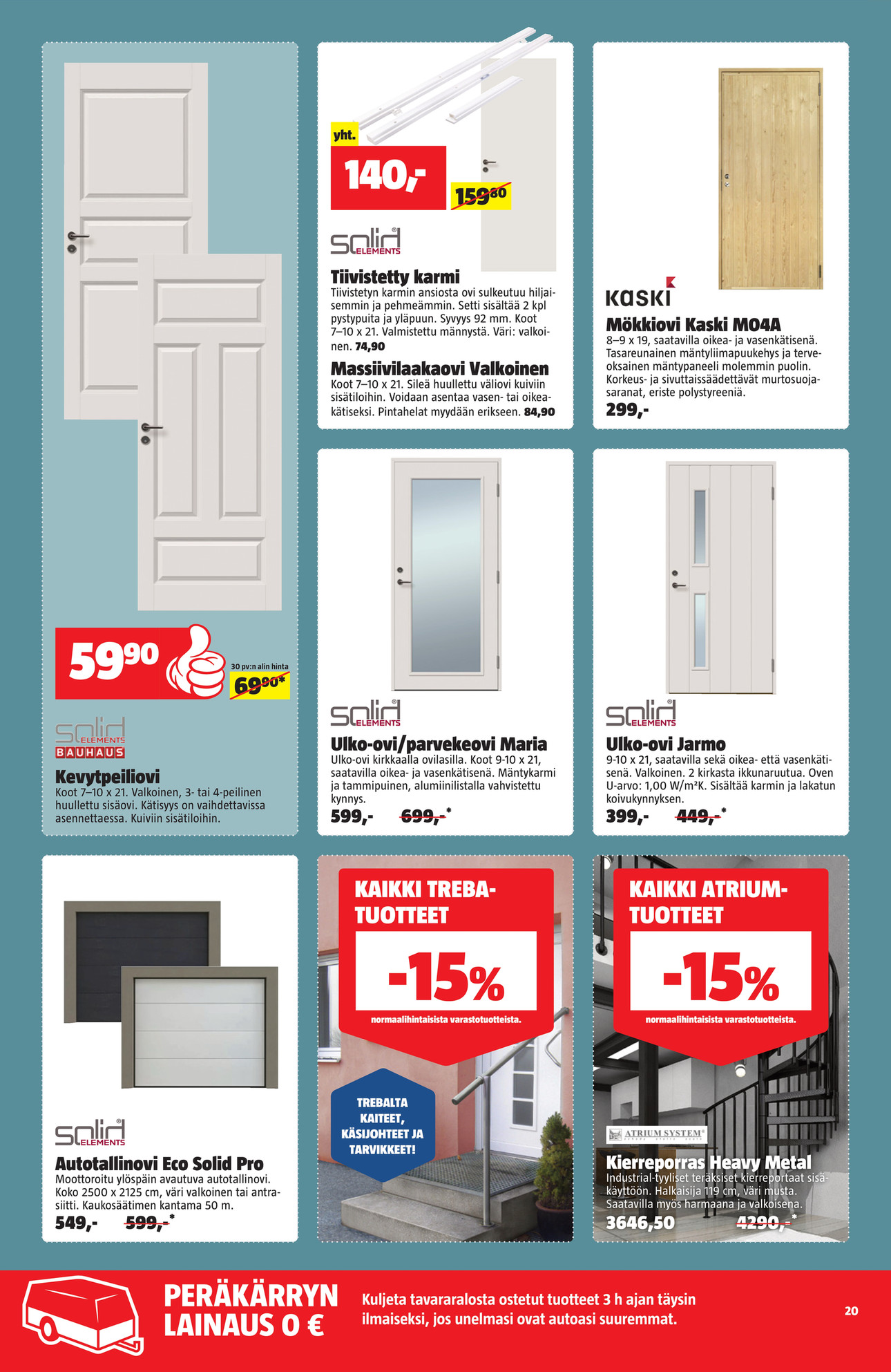 Bauhaus Bauhaus tarjouslehti 31.3.–30.4.2026 sivu 20