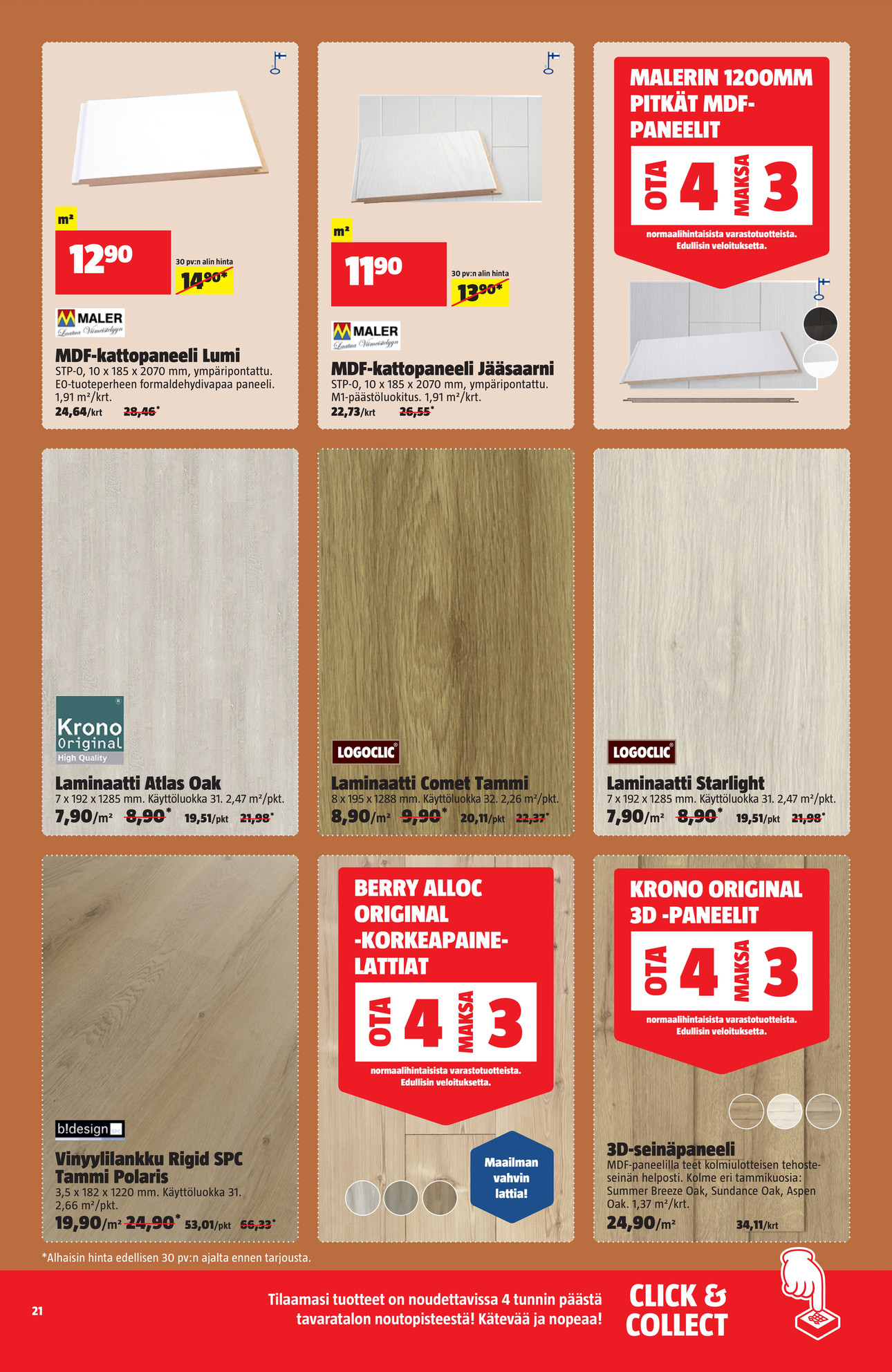 Bauhaus Bauhaus tarjouslehti 31.3.–30.4.2026 sivu 21