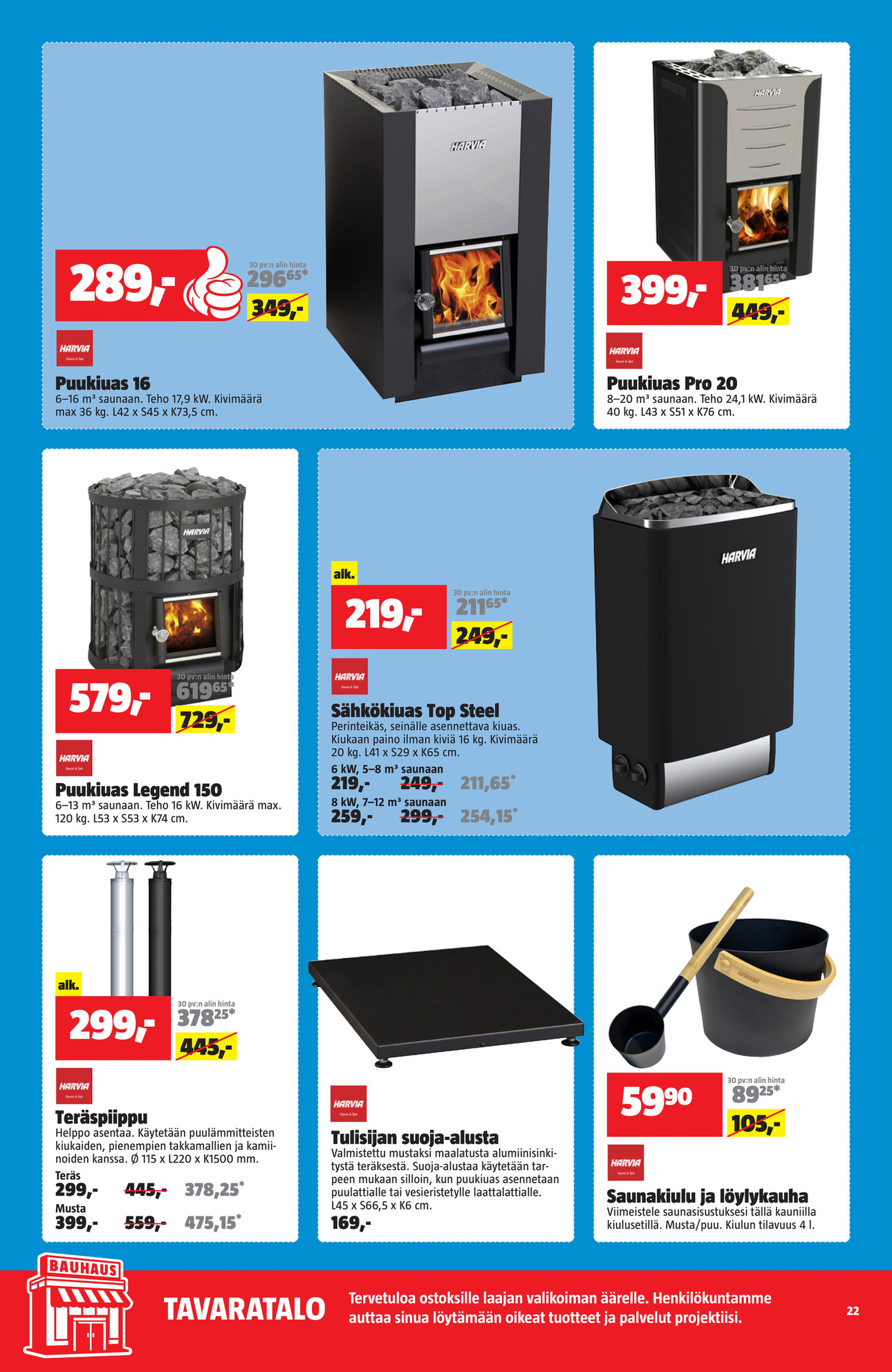 Bauhaus Bauhaus tarjouslehti 31.3.–30.4.2026 sivu 22