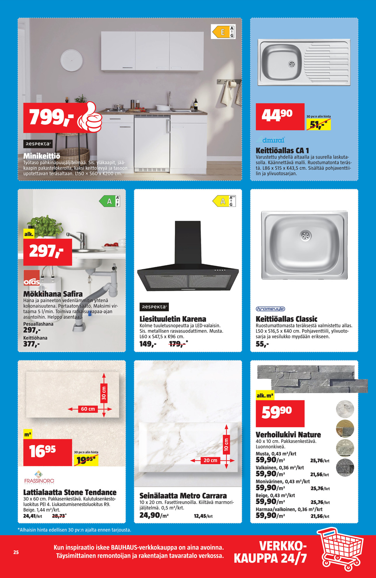 Bauhaus Bauhaus tarjouslehti 31.3.–30.4.2026 sivu 25