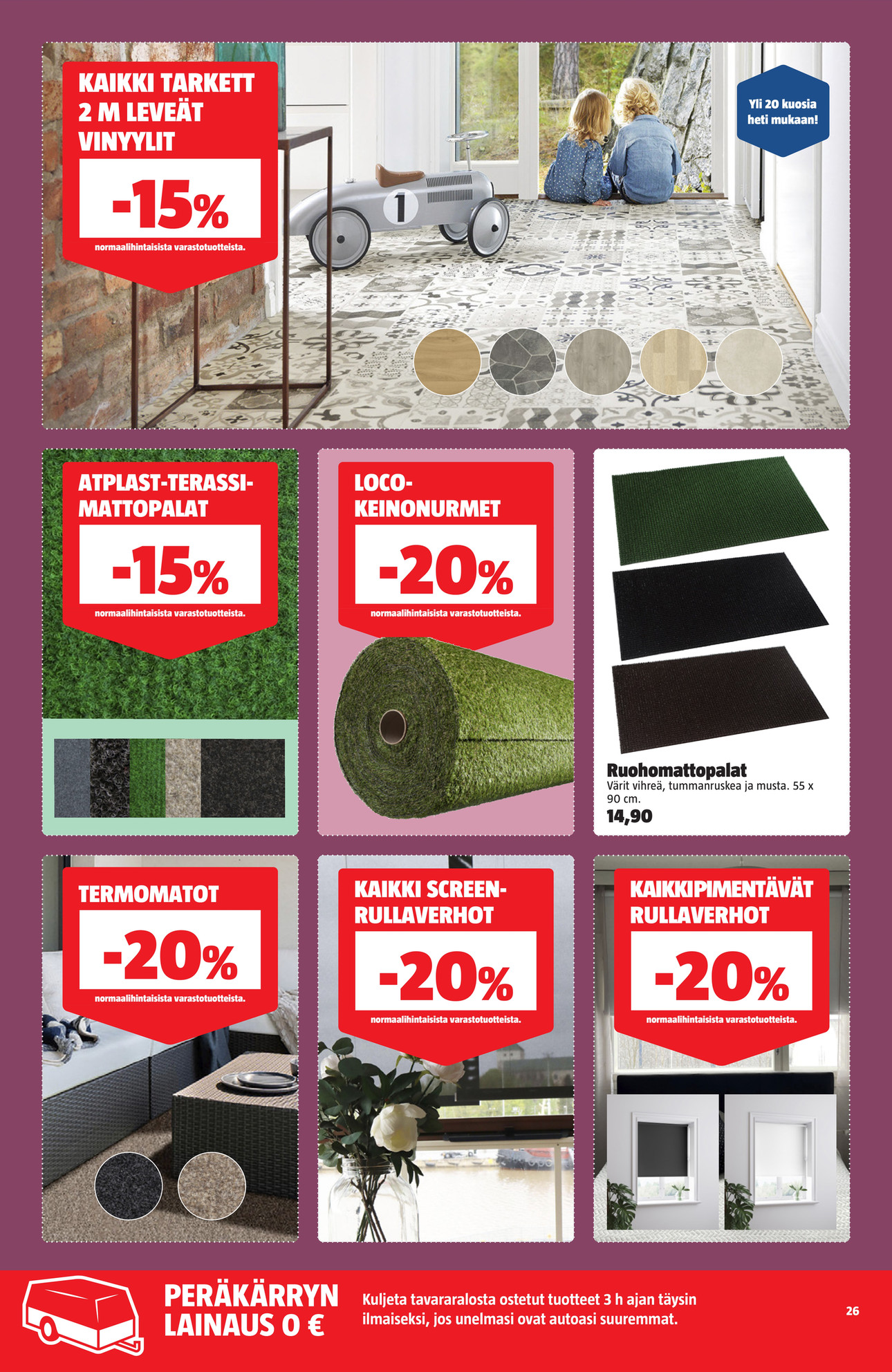 Bauhaus Bauhaus tarjouslehti 31.3.–30.4.2026 sivu 26