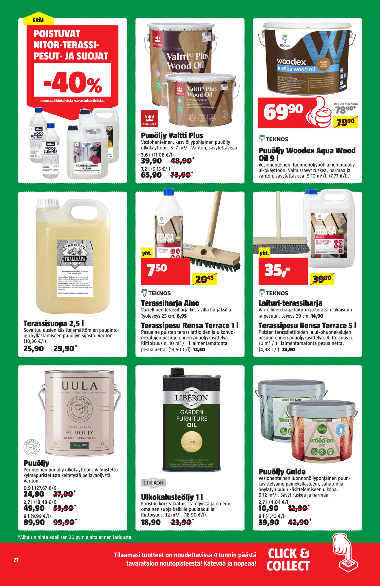 Bauhaus Bauhaus tarjouslehti 31.3.–30.4.2026 sivu 27