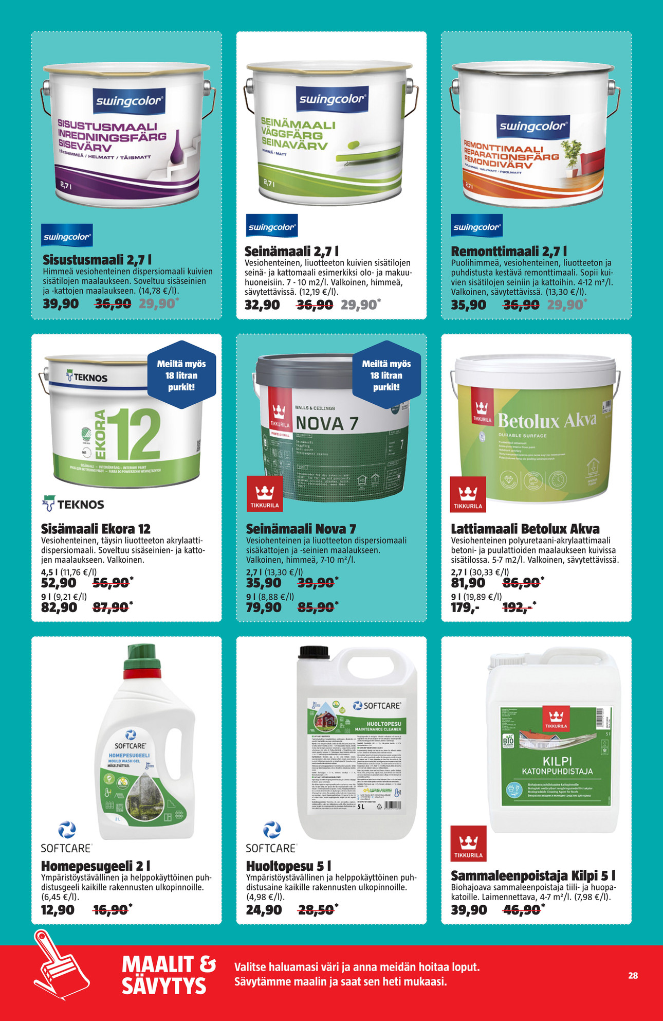 Bauhaus Bauhaus tarjouslehti 31.3.–30.4.2026 sivu 28