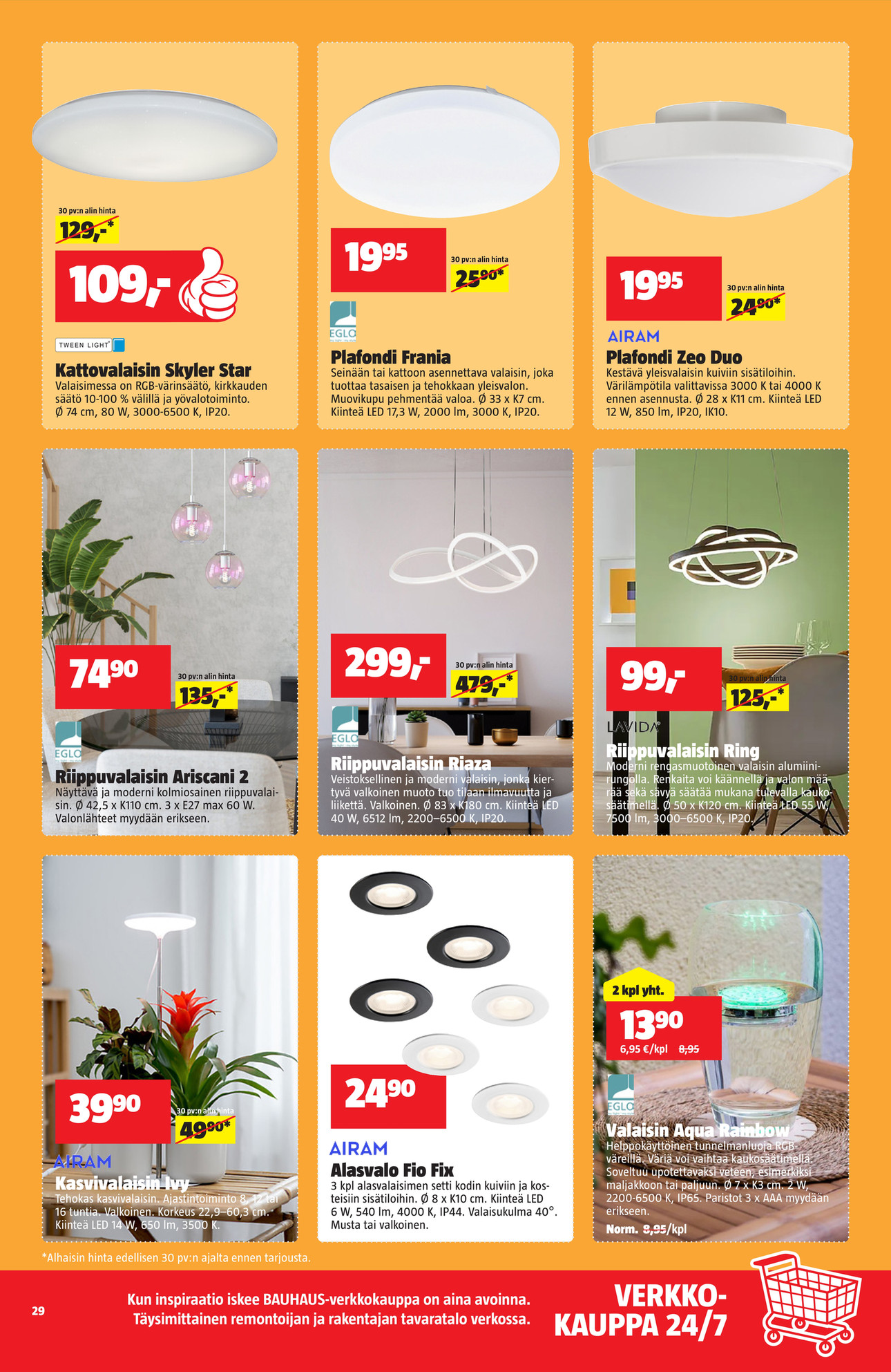Bauhaus Bauhaus tarjouslehti 31.3.–30.4.2026 sivu 29