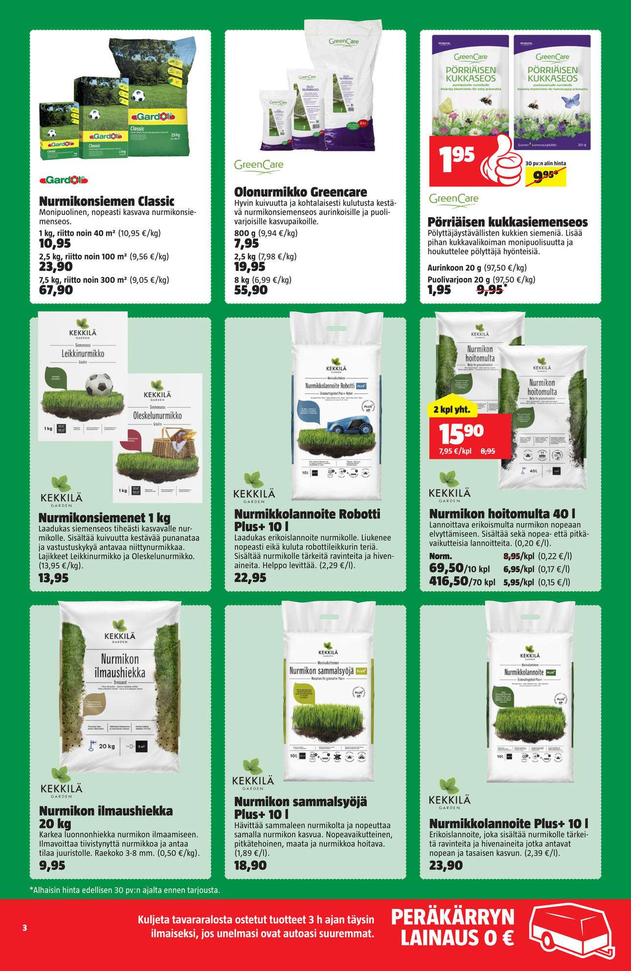 Bauhaus Bauhaus tarjouslehti 31.3.–30.4.2026 sivu 3