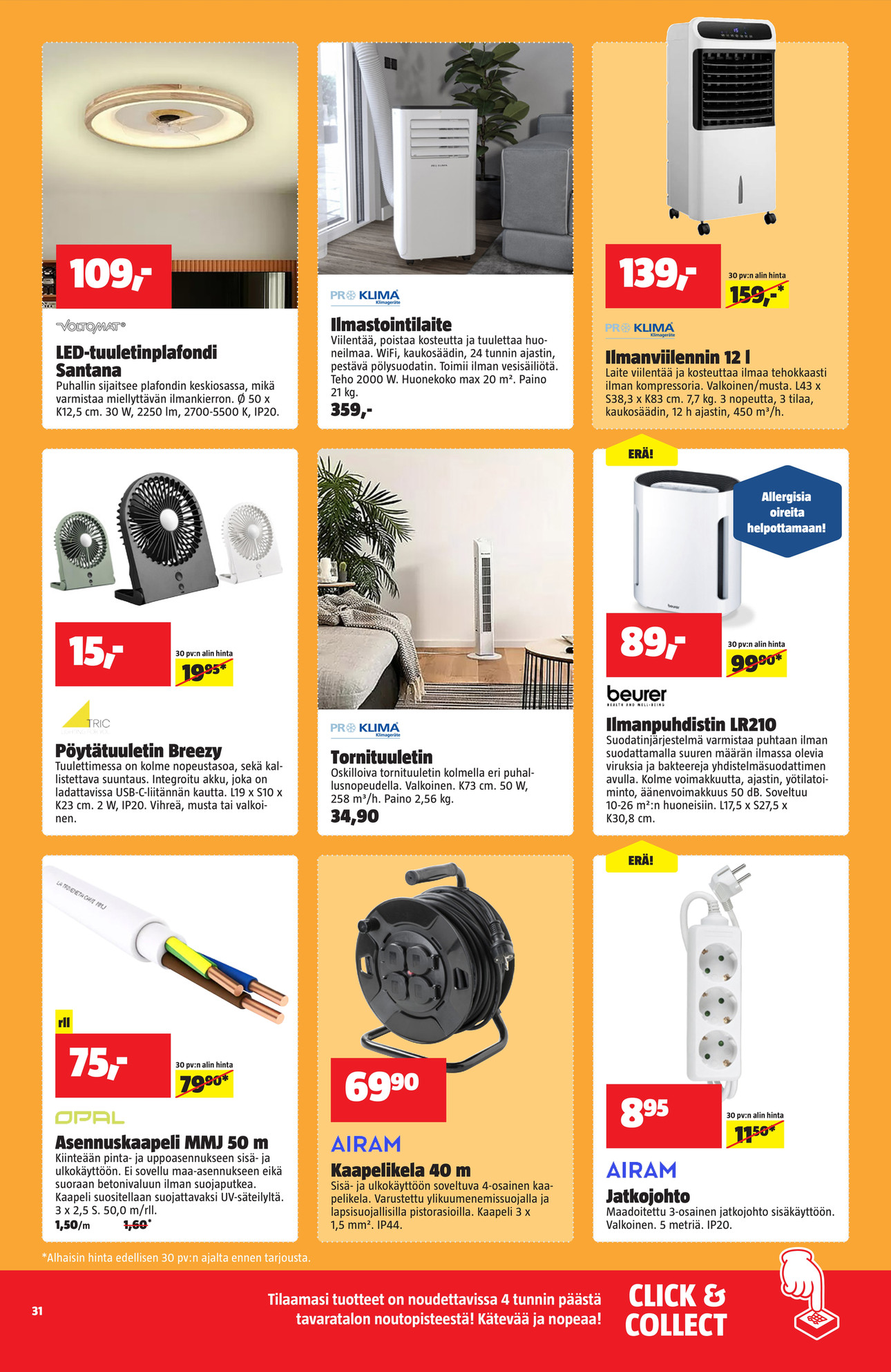 Bauhaus Bauhaus tarjouslehti 31.3.–30.4.2026 sivu 31