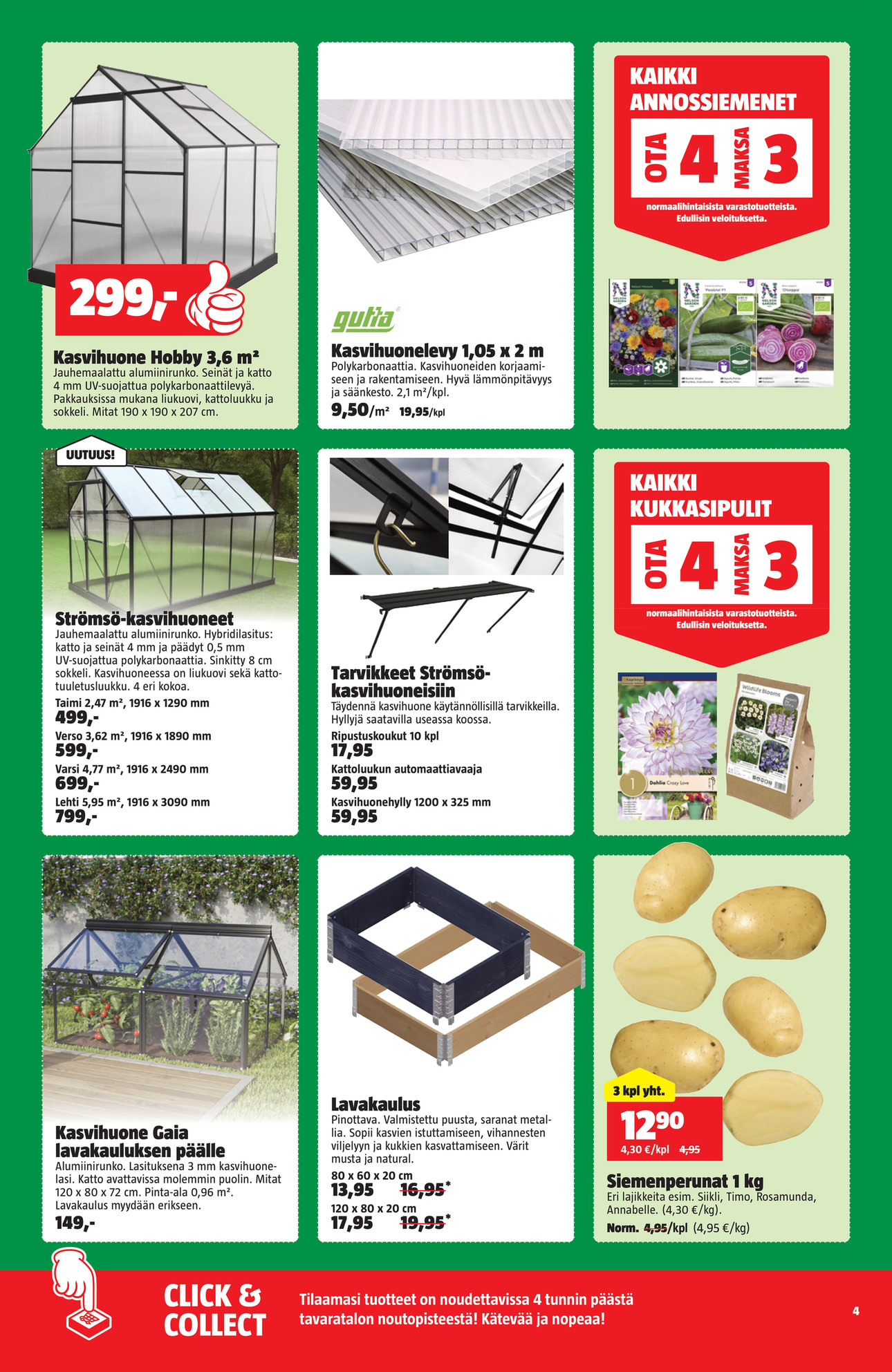 Bauhaus Bauhaus tarjouslehti 31.3.–30.4.2026 sivu 4