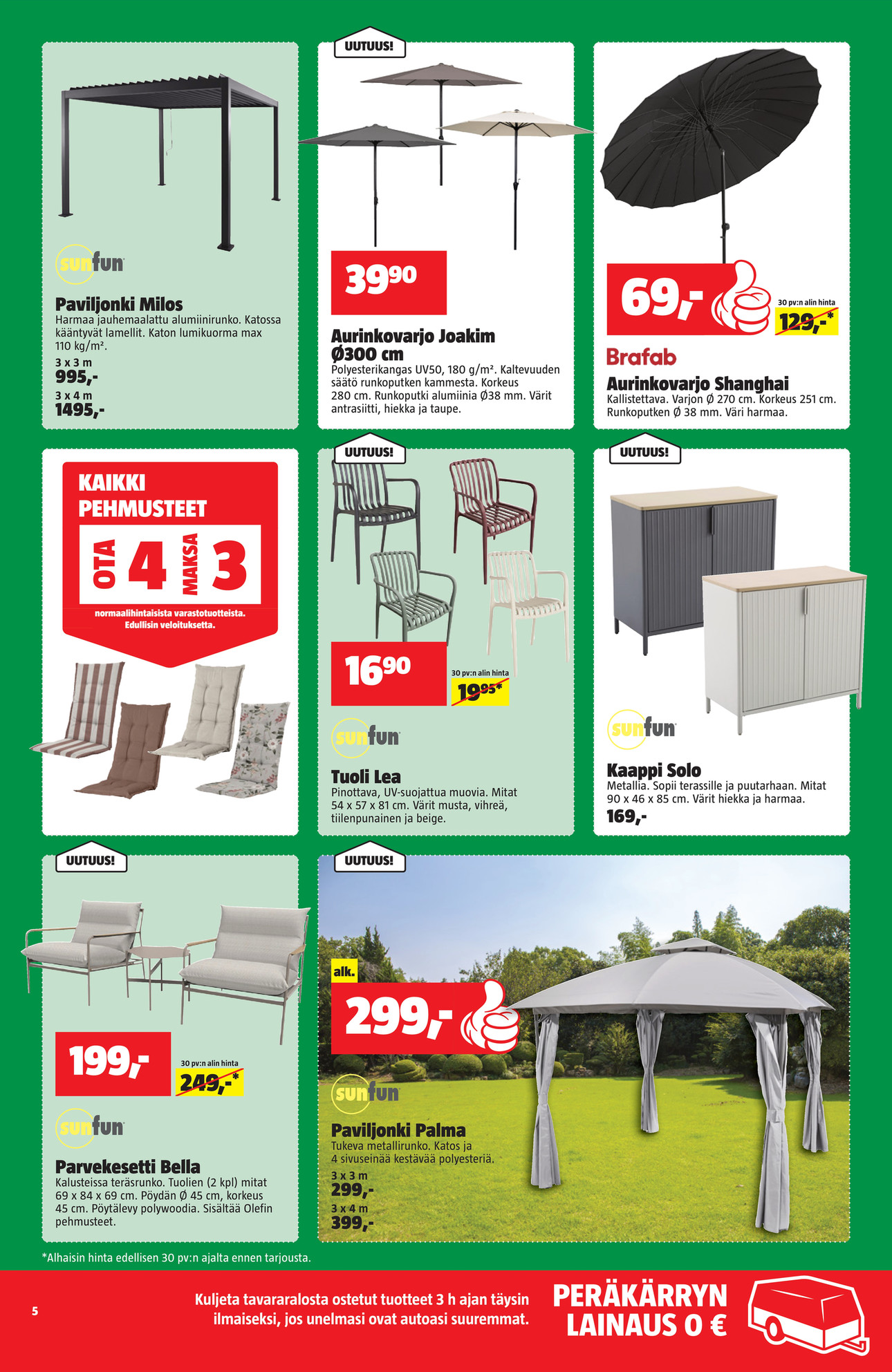 Bauhaus Bauhaus tarjouslehti 31.3.–30.4.2026 sivu 5