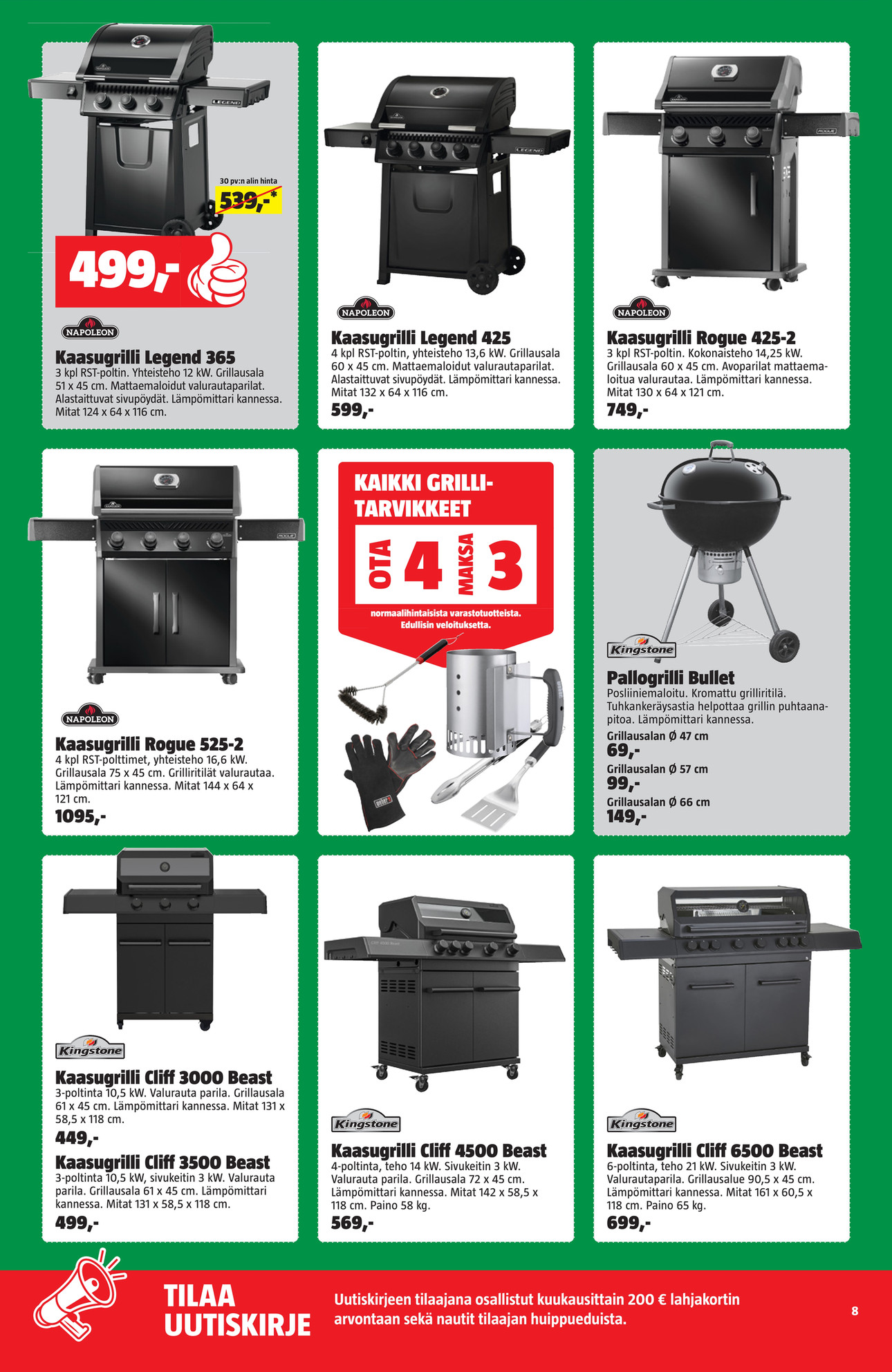 Bauhaus Bauhaus tarjouslehti 31.3.–30.4.2026 sivu 8