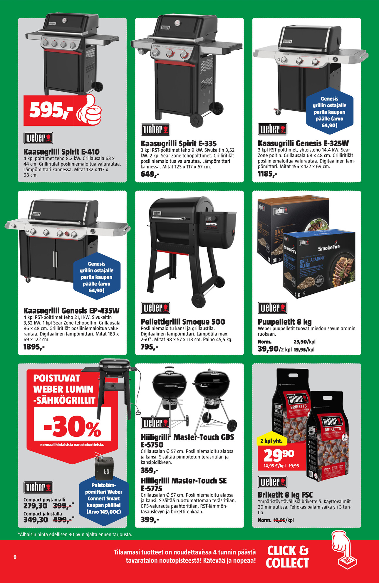 Bauhaus Bauhaus tarjouslehti 31.3.–30.4.2026 sivu 9