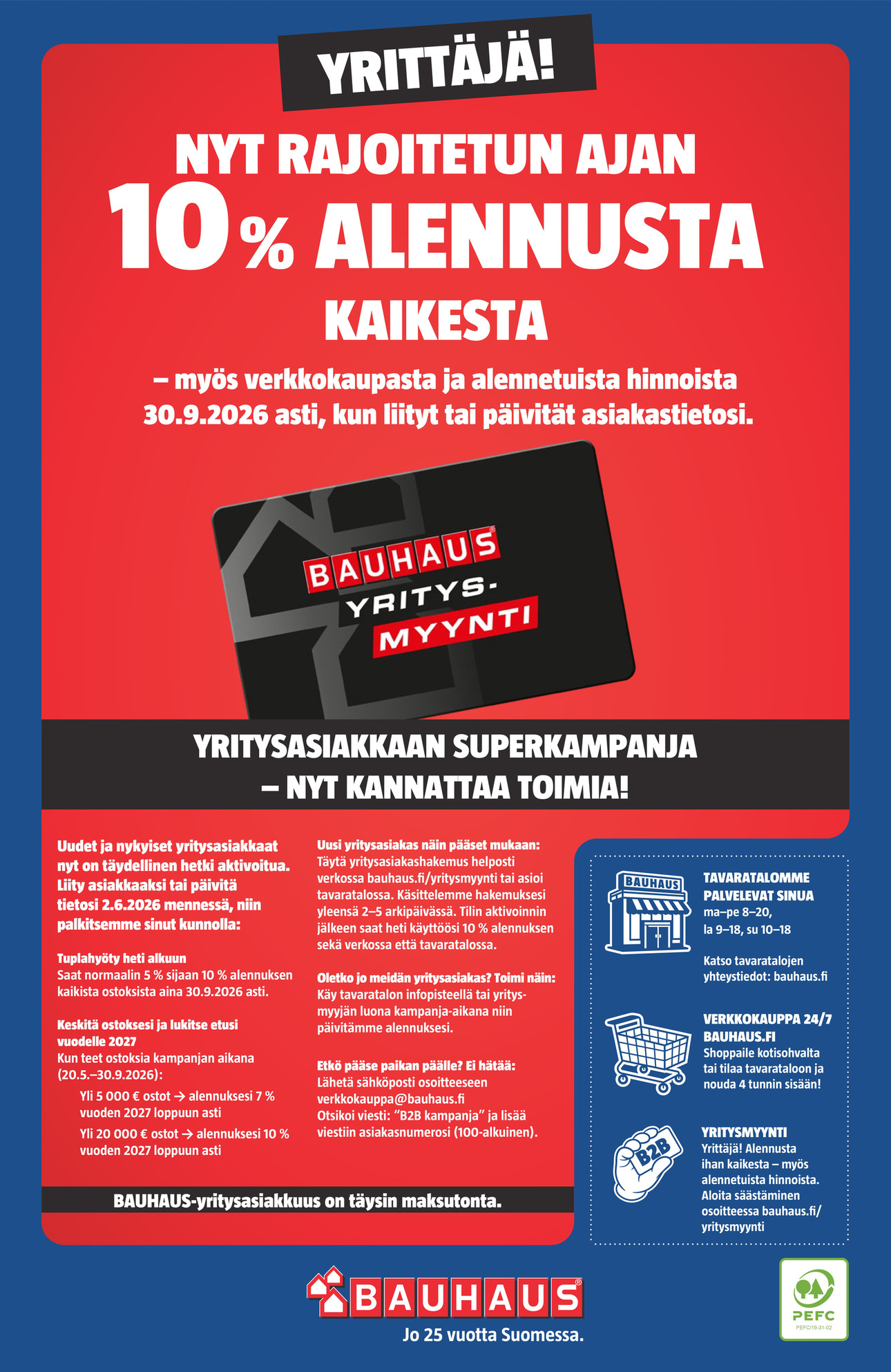 Bauhaus Bauhaus Tarjouslehti 20.5.–2.6.2026 sivu 24