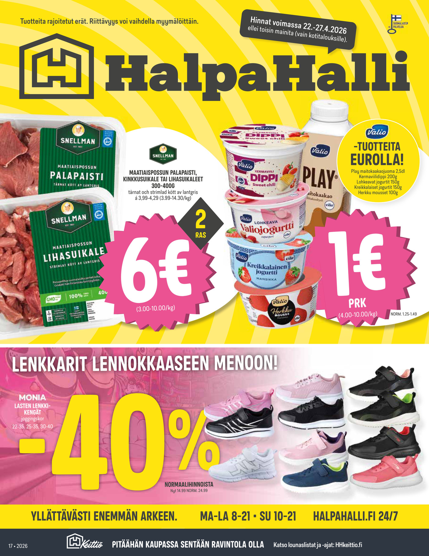 HalpaHalli Halpahallin Viikkokuvasto 17 2026