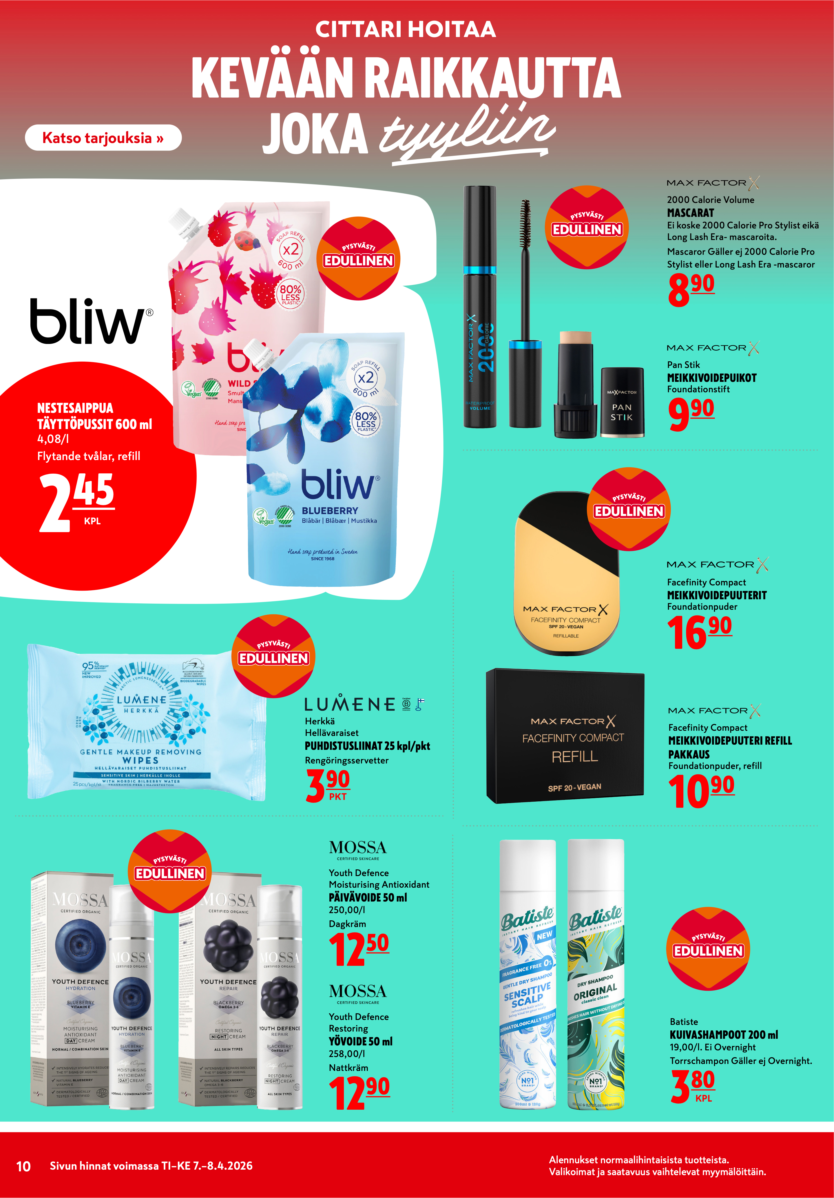 K-Citymarket Alkuviikon tarjouslehti vk 15 sivu 10