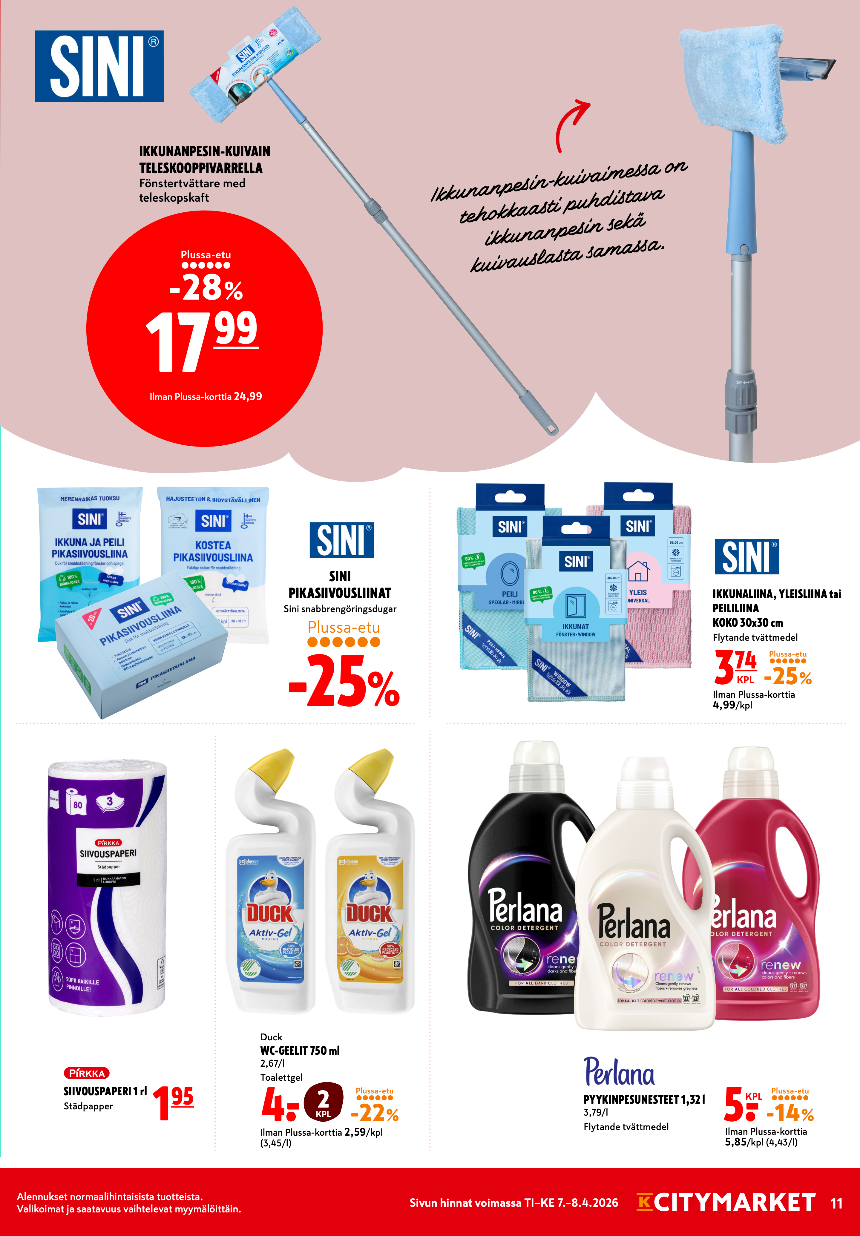 K-Citymarket Alkuviikon tarjouslehti vk 15 sivu 11