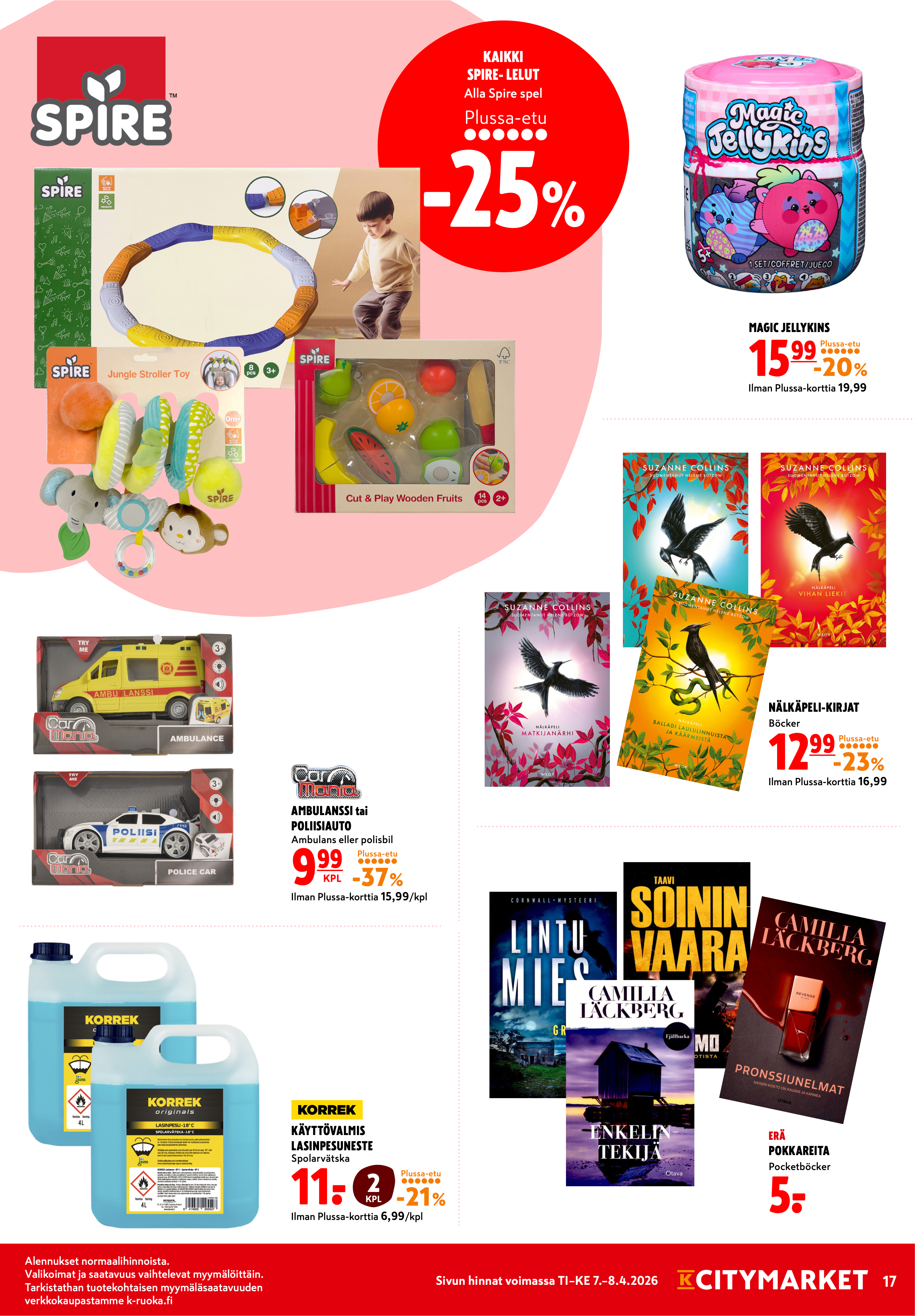 K-Citymarket Alkuviikon tarjouslehti vk 15 sivu 17