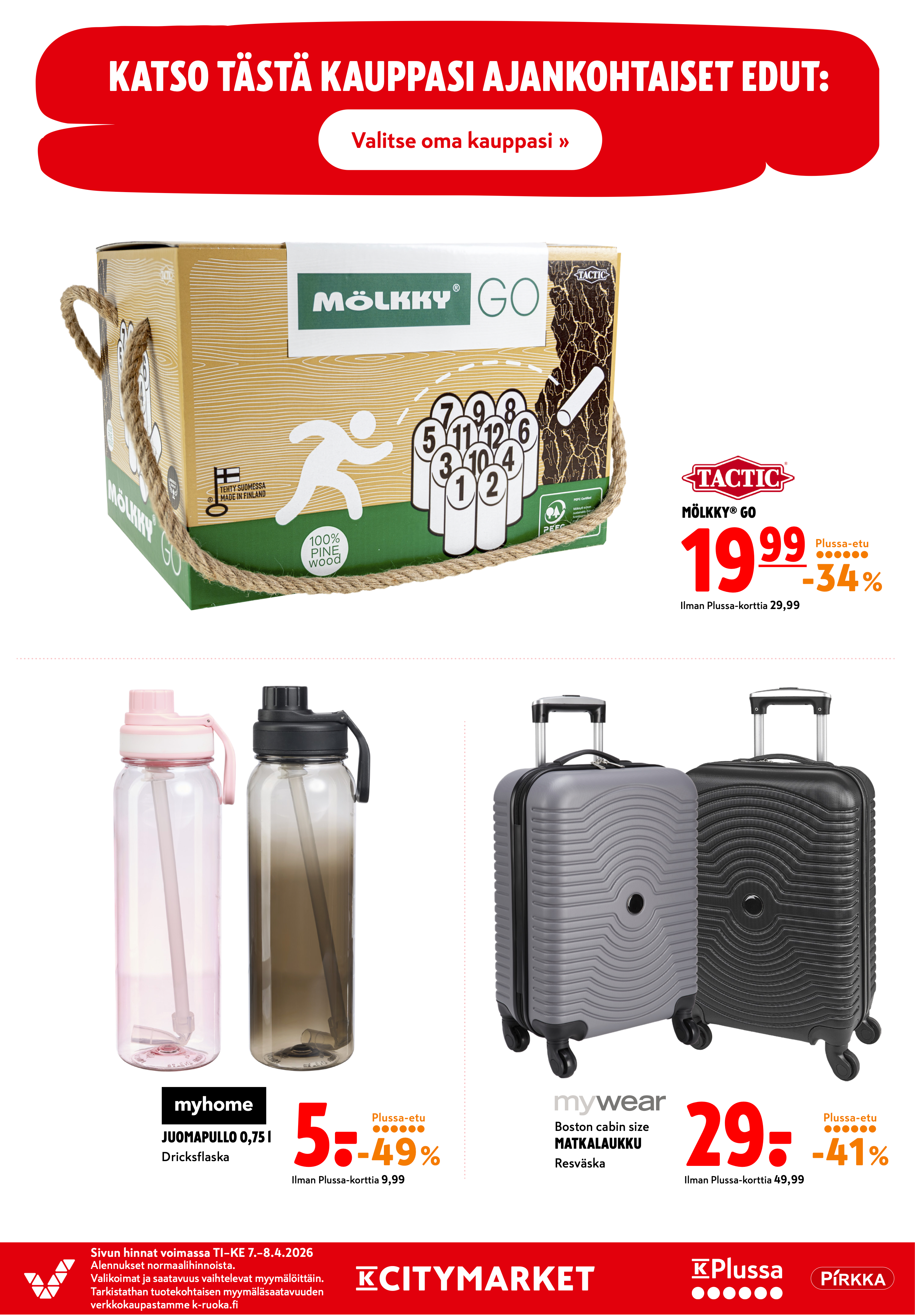 K-Citymarket Alkuviikon tarjouslehti vk 15 sivu 20