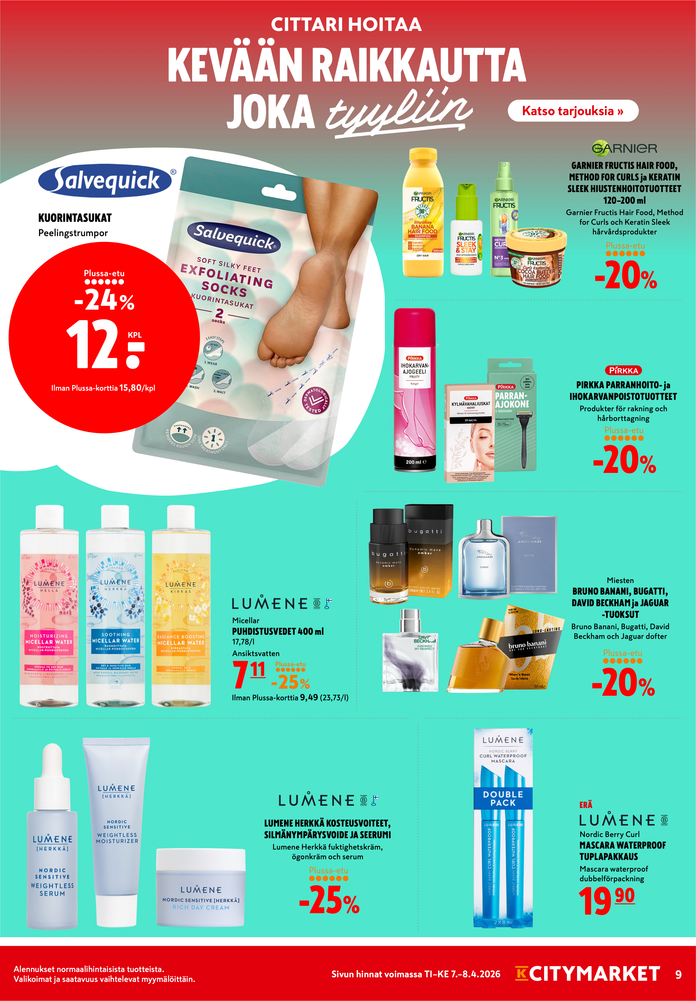 K-Citymarket Alkuviikon tarjouslehti vk 15 sivu 9