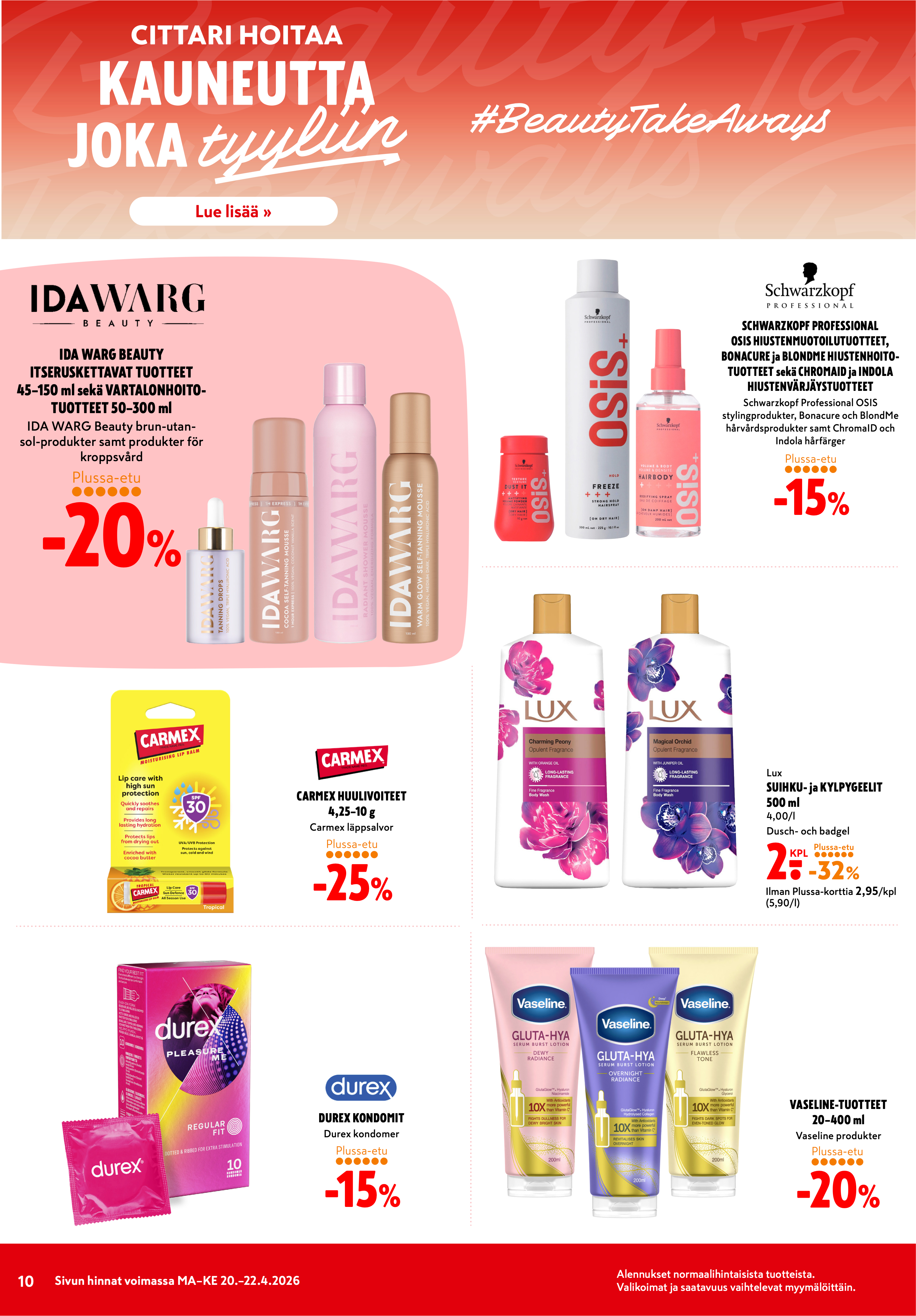 K-Citymarket Alkuviikon tarjouslehti vk 17 sivu 10