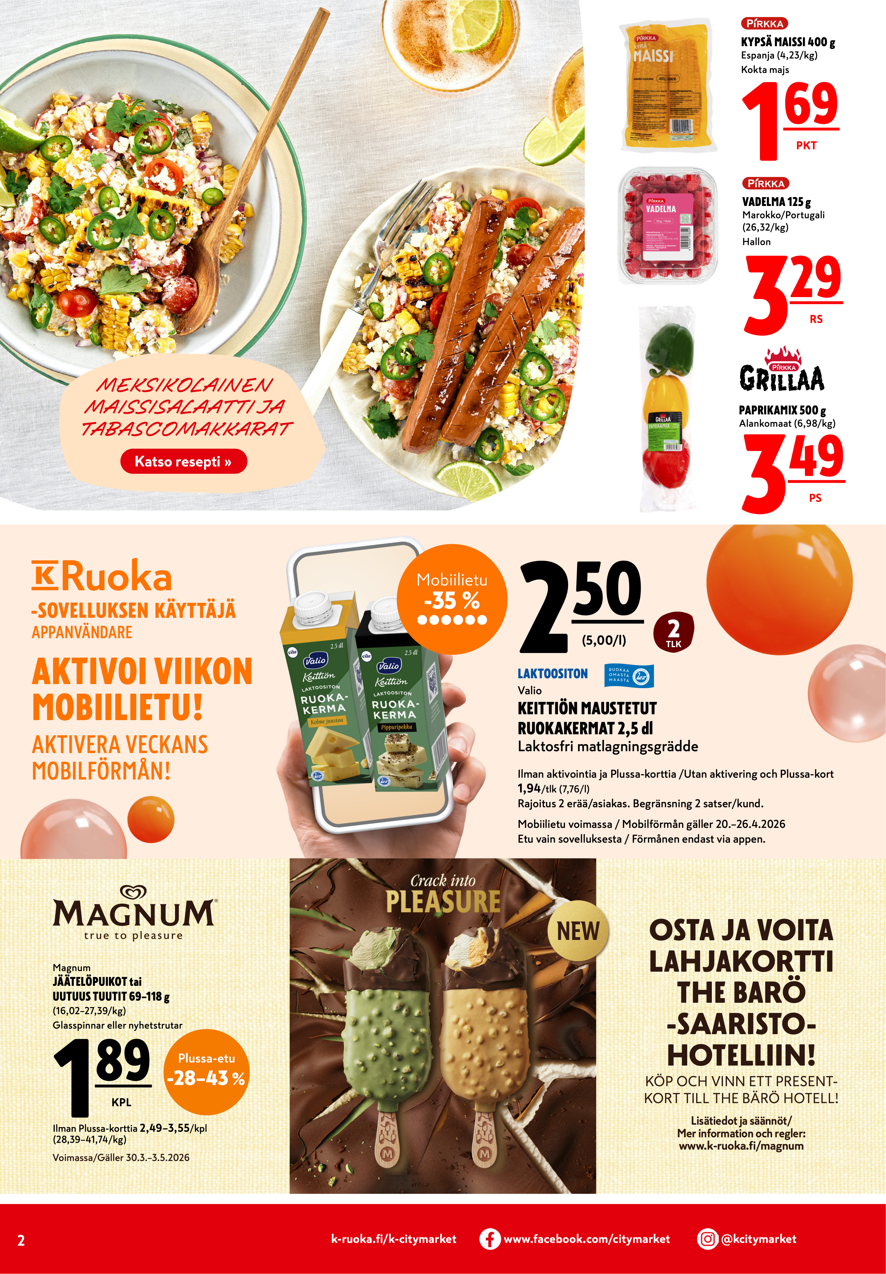 K-Citymarket Alkuviikon tarjouslehti vk 17 sivu 2