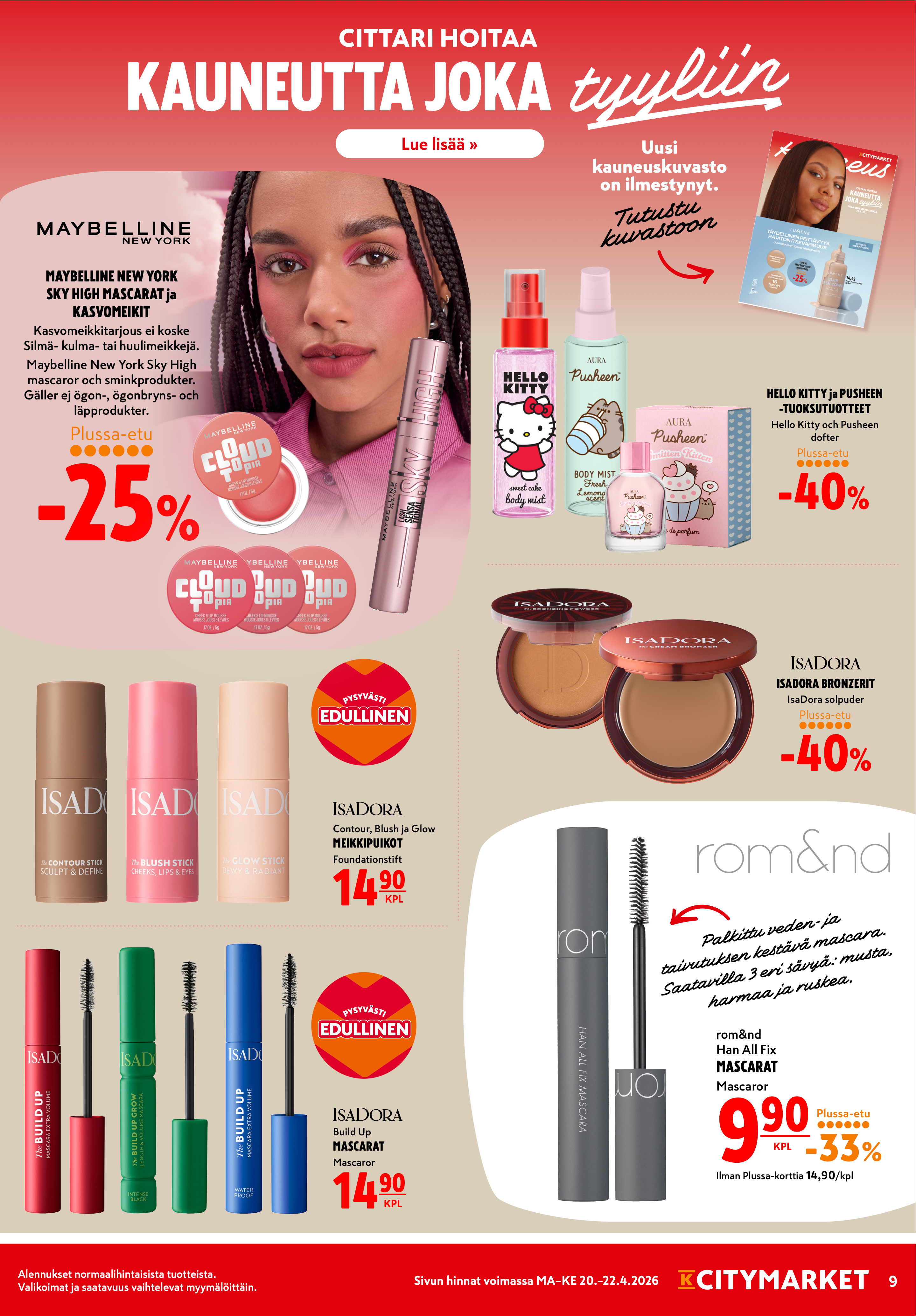 K-Citymarket Alkuviikon tarjouslehti vk 17 sivu 9